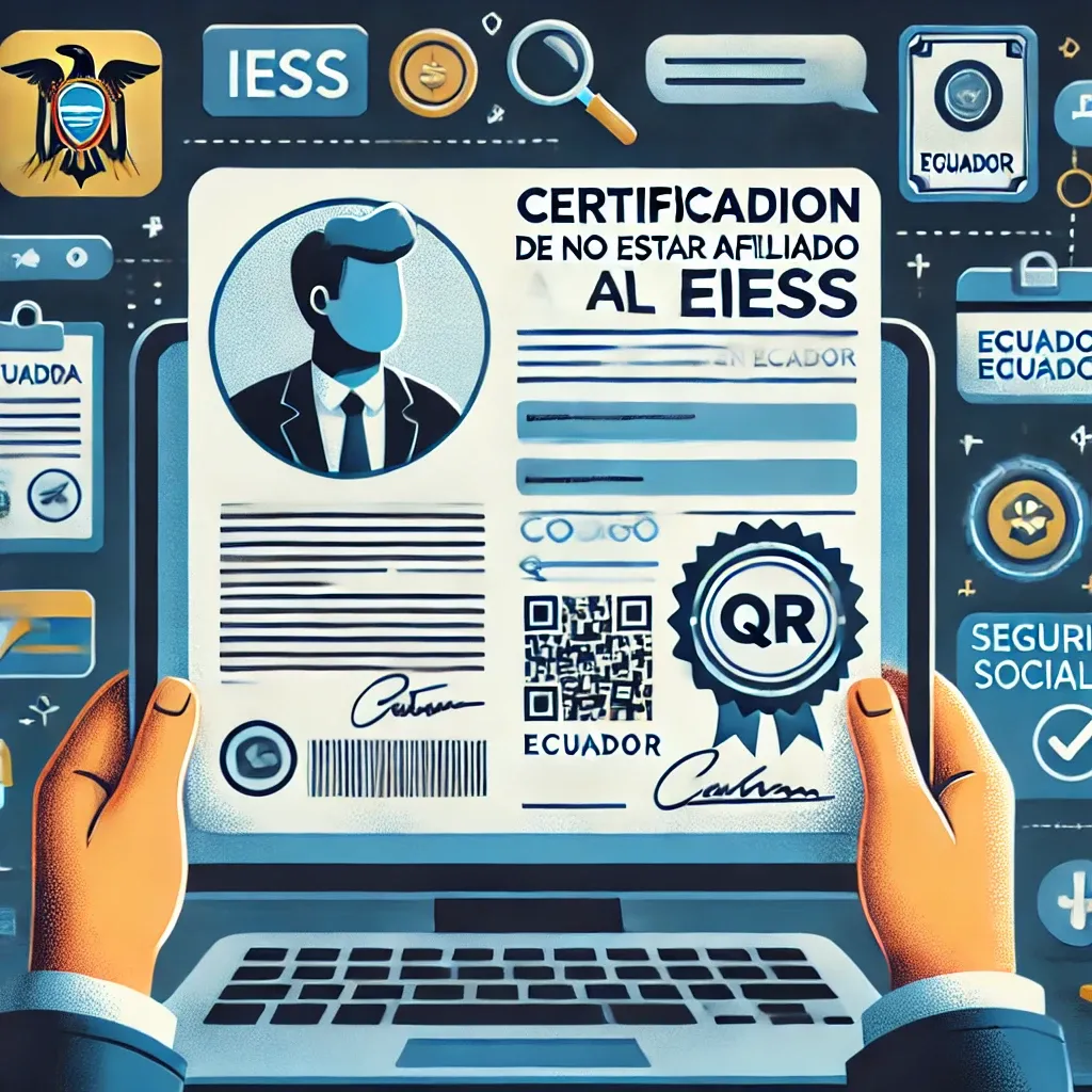 Certificado de No Estar Afiliado al IESS: Guía Completa 2025
